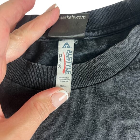 Santa Cruz Skateboards Short Sleeve Graphic T Shirt Black Size Medium - Picture 7 of 11